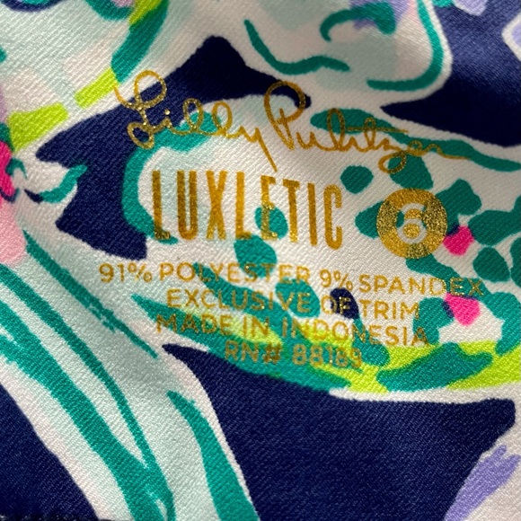 LILLY PULITZER Luxletic Sz: 6 Pant - Picture 2 of 14